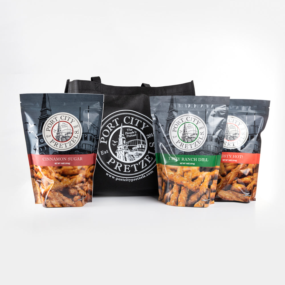 Port City Pretzel - Sampler Pack! ALL 4 FLAVORS