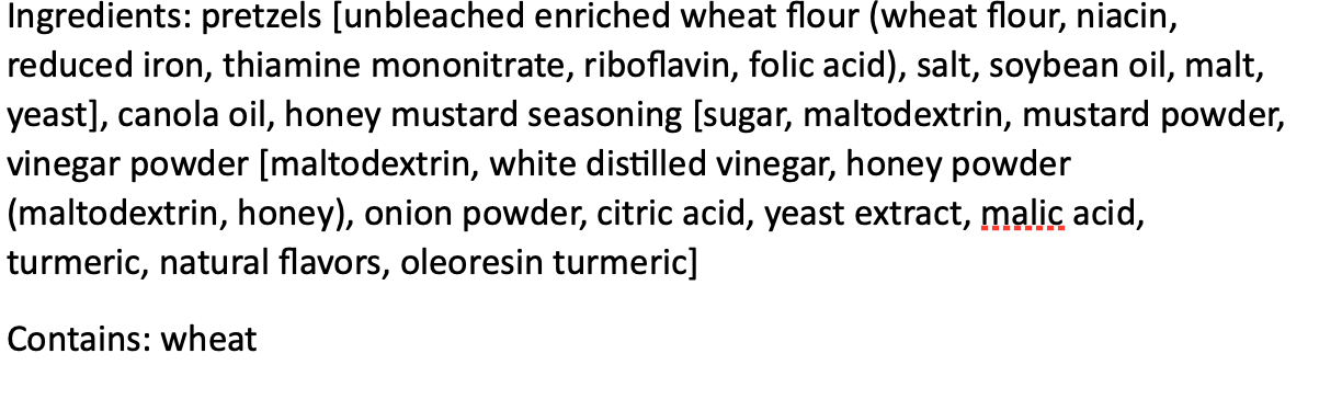 TANGY MUSTARD 'N HONEY Our latest and tangiest bag on the shelf.