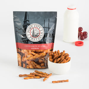 Port City Pretzels Cinnamon Sugar in bag