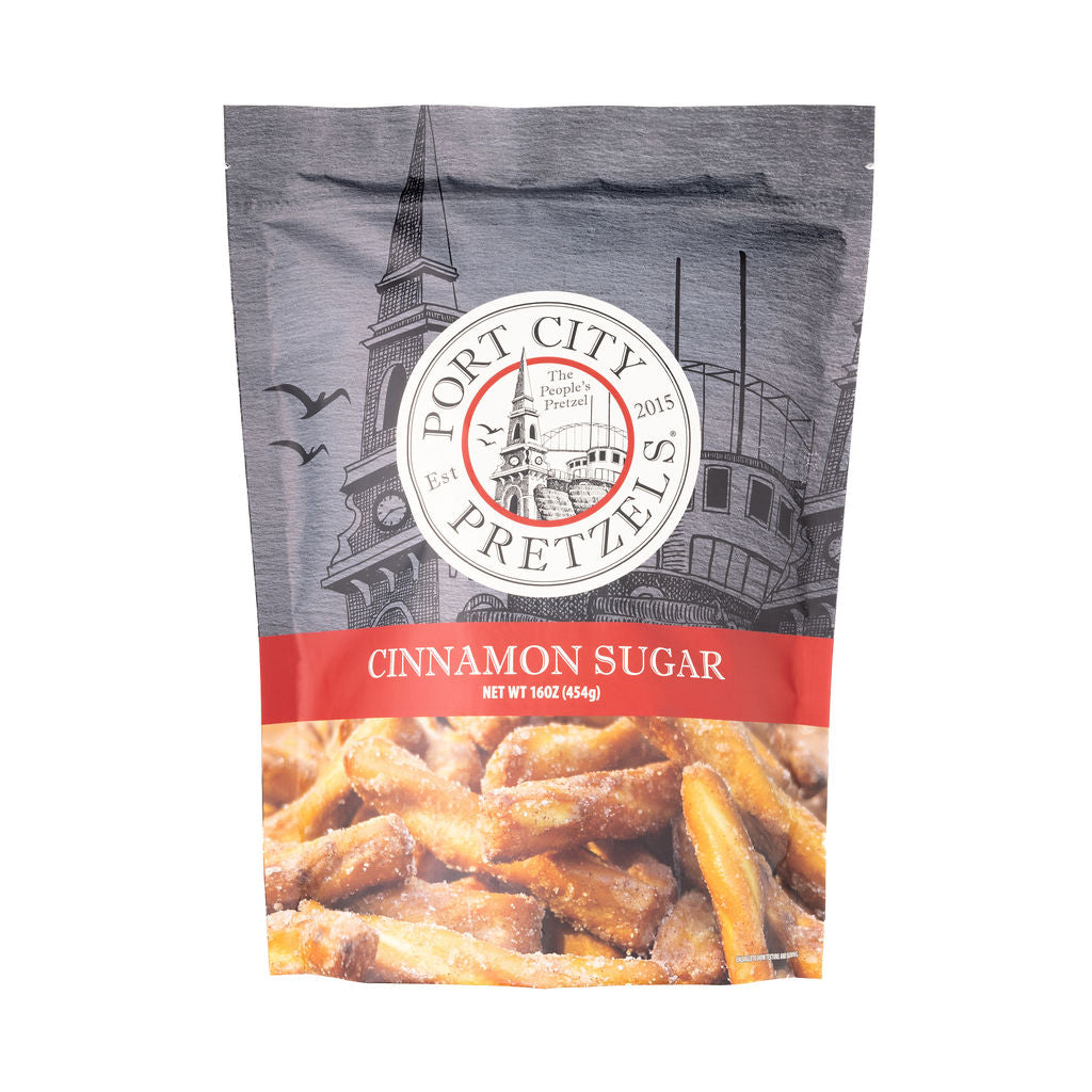CINNAMON SUGAR Sweet. Salty. The best of both delectable worlds.