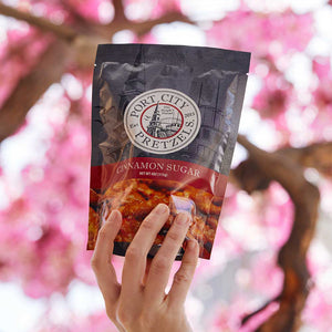 CINNAMON SUGAR<br>Sweet. Salty. The best of both delectable worlds.